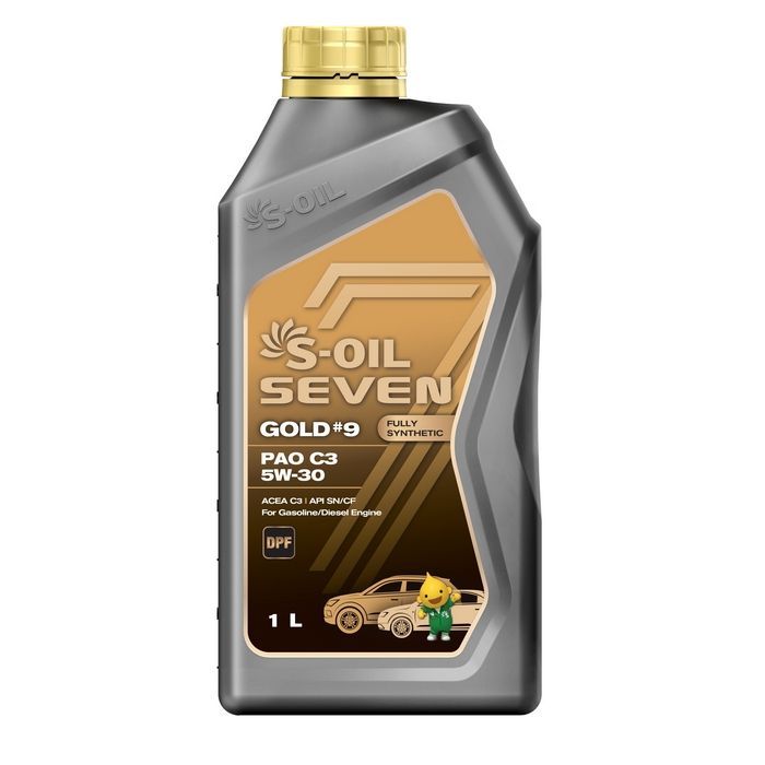 S-Oil Seven GOLD #9 PAO C3 5W-30 API SN/CF; ACEA C3 синтетическое 1 л E107744