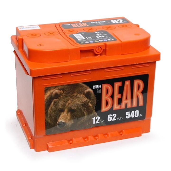 Tyumen BatBear АЗ 60А/ч-12Vст EN500 европейская прямая 242x175x190